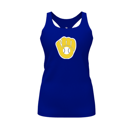 [FT0TRBRY-FYS-LOGO1] Decker Racerback Tank Top (Female Youth S, Royal, Logo 1)