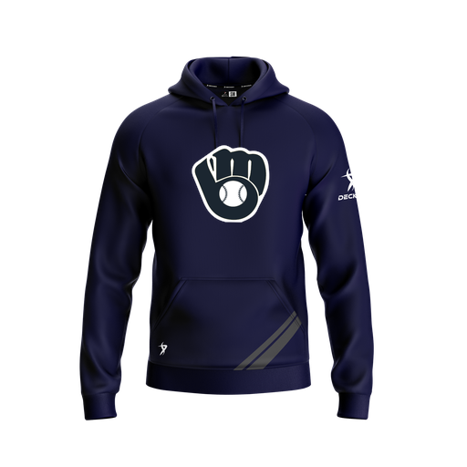 [FOLHSMNV-YXS-LOGO2] Decker Summit Hoodie (Youth XS, Navy, Logo 2)