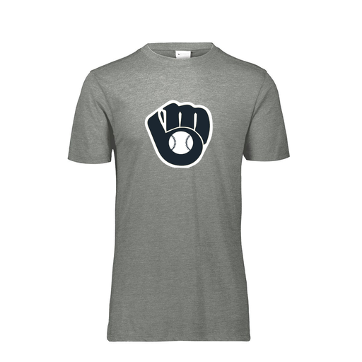 [FTSCUBGY-AS-LOGO2] Decker Men's Tri-Blend T-Shirt - Short Sleeve (Adult S, Gray, Logo 2)