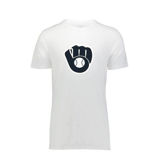 [FTSCUBWH-YS-LOGO2] Decker Youth Tri-Blend T-Shirt - Short Sleeve (Youth S, White, Logo 2)