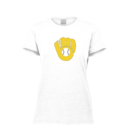 [FTSCUBWH-FAXS-LOGO1] Decker Women's Tri-Blend T-Shirt - Short Sleeve (Female Adult XS, White, Logo 1)
