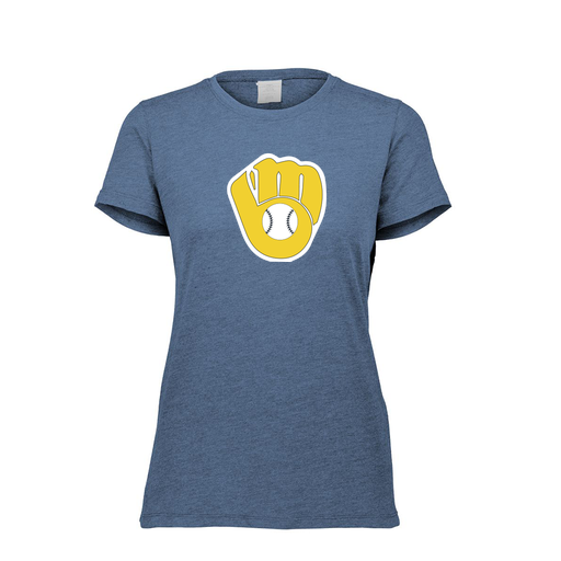 [FTSCUBNV-FAXS-LOGO1] Decker Women's Tri-Blend T-Shirt - Short Sleeve (Female Adult XS, Navy, Logo 1)
