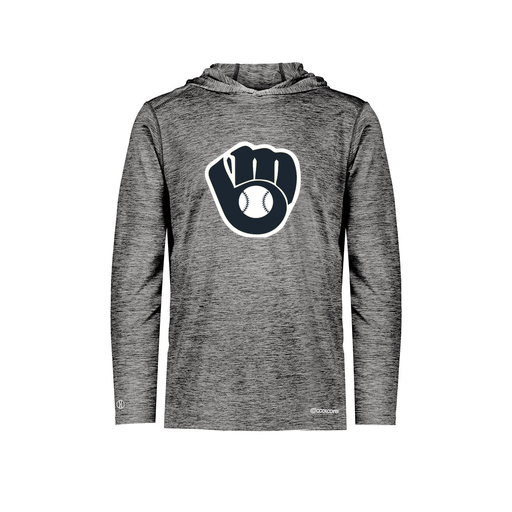 [FOLHCGBK-AS-LOGO2] Decker Men's Charge Hoodie (Adult S, Black, Logo 2)