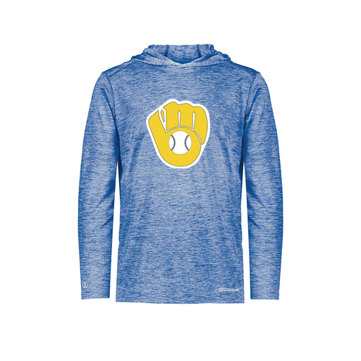 [FOLHCGRY-AS-LOGO1] Decker Men's Charge Hoodie (Adult S, Royal, Logo 1)