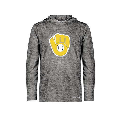 [FOLHCGBK-YS-LOGO1] Decker Youth Charge Hoodie (Youth S, Black, Logo 1)