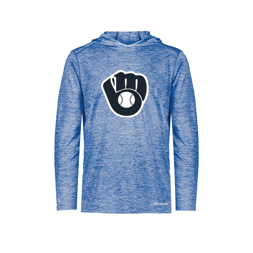 [FOLHCGRY-YS-LOGO2] Decker Youth Charge Hoodie (Youth S, Royal, Logo 2)