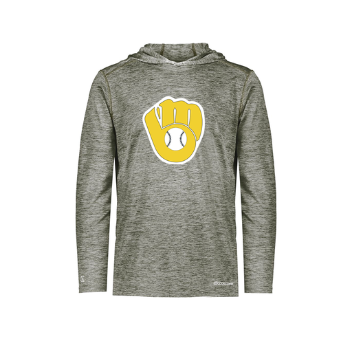[FOLHCGGY-YS-LOGO1] Decker Youth Charge Hoodie (Youth S, Gray, Logo 1)
