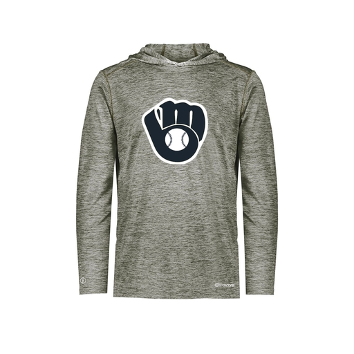 [FOLHCGGY-YS-LOGO2] Decker Youth Charge Hoodie (Youth S, Gray, Logo 2)